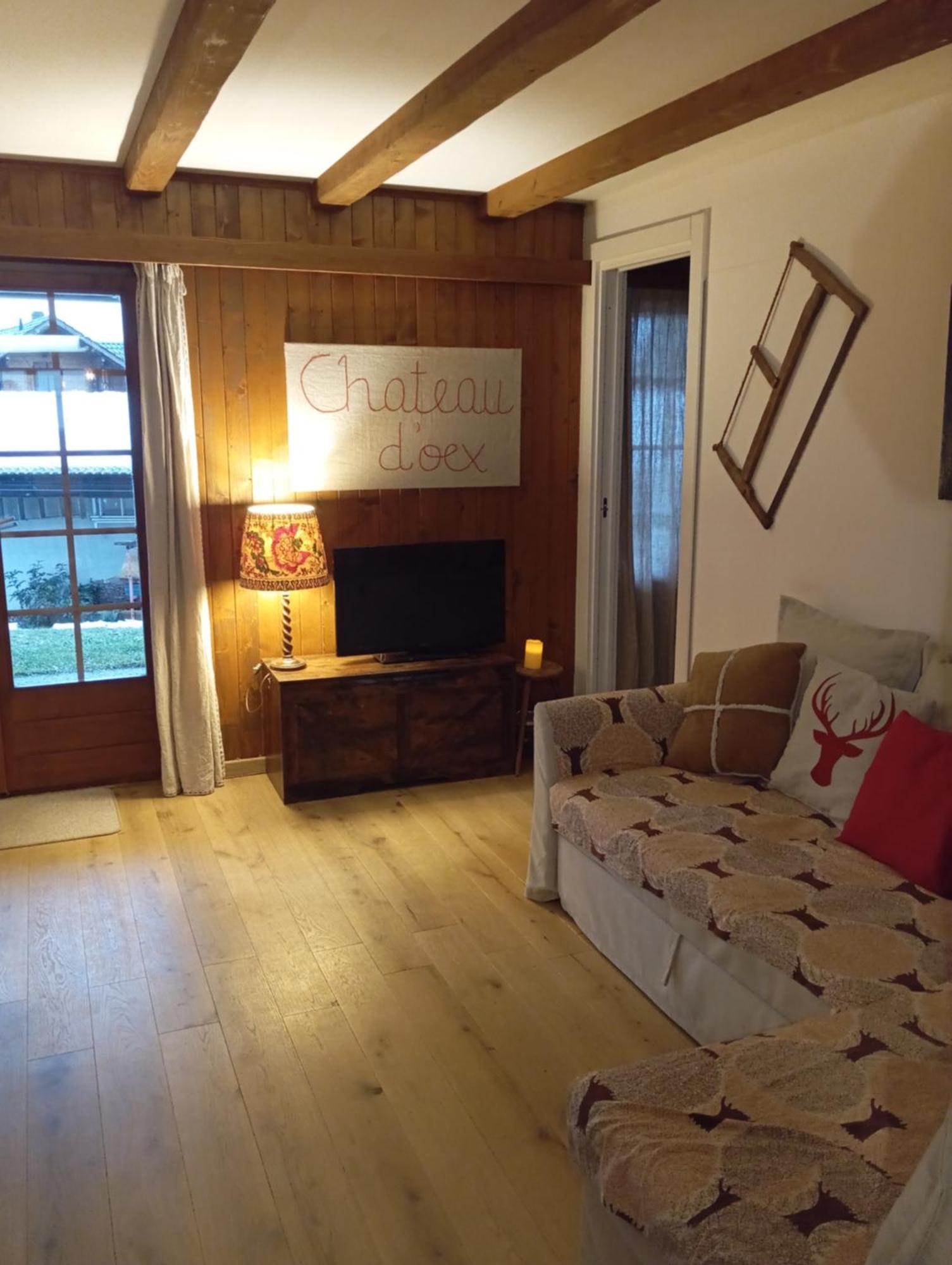 Cozy Apartment In The Heart Of The Alps Chateau-d'Oex Eksteriør bilde